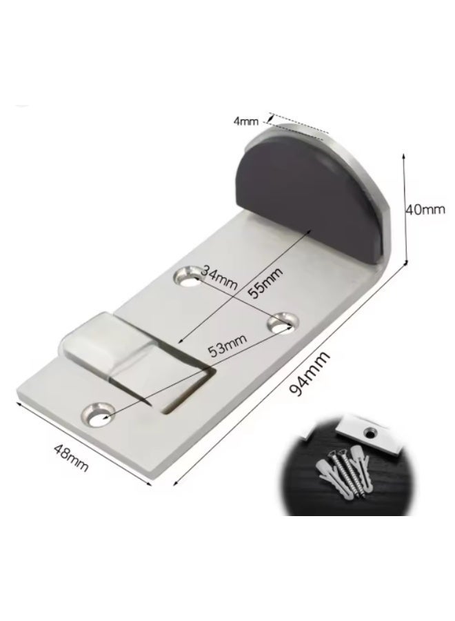 2 قطعة سدادة الباب من  الفولاذ المقاوم للصدأ سهلة التركيب - Image 3